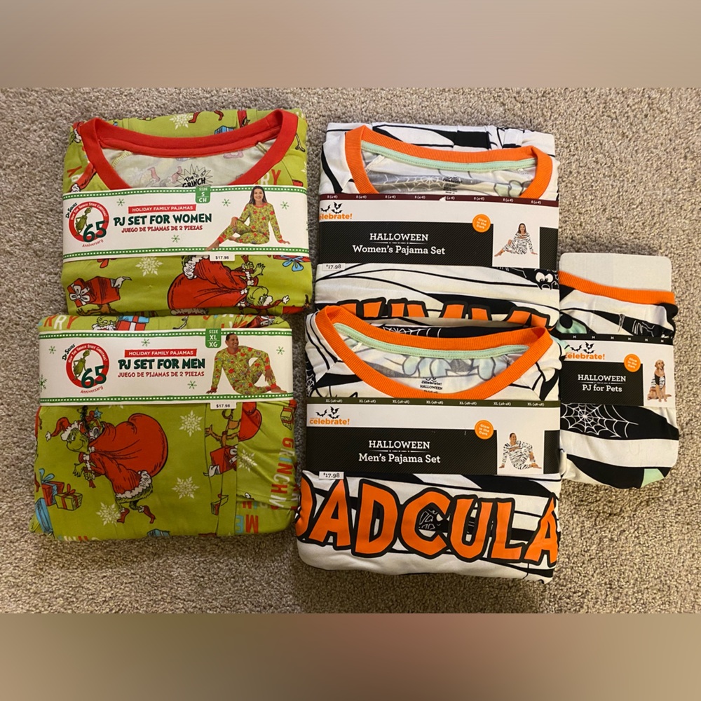 Matching pajama sets